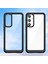 Samsung Galaxy A55 Için Şeffaf Pc Arka Tpu Tampon Telefon Kılıfı - Siyah (Yurt Dışından) 2