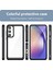 Samsung Galaxy A55 Için Şeffaf Pc Arka Tpu Tampon Telefon Kılıfı - Siyah (Yurt Dışından) 4