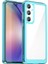 Samsung Galaxy A55 Için Şeffaf Pc Arka Tpu Tampon Telefon Kılıfı - Turkuvaz (Yurt Dışından) 1