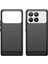 Xiaomi Redmi K70 Için Yumuşak Karbon Fiber Fırçalanmış Tpu Telefon Kılıfı - Siyah (Yurt Dışından) 4
