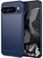Google Pixel 9 Pro Için Yumuşak Karbon Fiber Fırçalanmış Tpu Telefon Kılıfı - Mavi (Yurt Dışından) 1