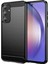 Samsung Galaxy A55 Için Yumuşak Karbon Fiber Fırçalanmış Tpu Telefon Kılıfı - Siyah (Yurt Dışından) 1