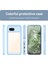 Google Pixel 8A Için Şeffaf Pc Arka Tpu Tampon Telefon Kılıfı - Mavi (Yurt Dışından) 4