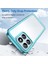 Honor X8B Için Şeffaf Pc Arka Tpu Tampon Telefon Kılıfı - Turkuvaz (Yurt Dışından) 5