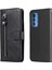 Motorola Edge 20 Pro Moda Fermuar Çevirme Deri Telefon Kılıfı Kart Tutuculu Manyetik Cüzdan Telefon Kılıfı (Yurt Dışından) 1