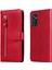 Samsung Galaxy M52 5g Moda Fermuar Çevirme Deri Telefon Kılıfı Kart Tutuculu Manyetik Cüzdan Telefon Kılıfı (Yurt Dışından) 1