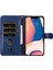 iPhone 14 Pro Max Moda Fermuar Çevirme Deri Telefon Kılıfı Kart Tutuculu Manyetik Cüzdan Telefon Kılıfı (Yurt Dışından) 5