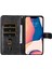 iPhone 14 Pro Max Moda Fermuar Çevirme Deri Telefon Kılıfı Kart Tutuculu Manyetik Cüzdan Telefon Kılıfı (Yurt Dışından) 5