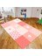 Dijital Baskılı Kaymaz Taban Yıkanabilir Çocuk Odası Oyun Halısı, V-Çocuk-10-Pembe, 1