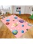 Dijital Baskılı Kaymaz Taban Yıkanabilir Çocuk Odası Oyun Halısı, V-Çocuk-38-Pembe, 1
