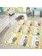 Dijital Baskılı Kaymaz Taban Yıkanabilir Çocuk Odası Oyun Halısı, V-Çocuk-45-Sarı, 2