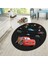 Dijital Baskılı Kaymaz Taban Yıkanabilir Yuvarlak Çocuk Odası Oyun Halısı, V-Y-Çocuk-03-Antrasit, 2