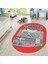 Dijital Baskılı Kaymaz Taban Yıkanabilir Oval Çocuk Odası Oyun Halısı, V-O-Çocuk-50-Kırmızı, 2