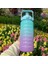 Yeşil Motivasyonel 3lü Set Su Matarası Su Şişesi Suluk 2LT+900ML+600ML Tritan Spor Salonu Su Şişesi 2