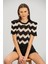 Asur Butik Kadın Ajurlu Crop Triko Tişört 1