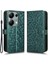 Xiaomi Redmi Note 13 Pro 4g Cüzdan Kılıfı Nokta Baskılı Manyetik Kapanış Telefon Kapağı-Yeşil (Yurt Dışından) 1