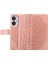 Xiaomi Redmi Için 13C 4G/13C 5g Kılıf Pu Deri Mandala Baskılı Telefon Kapağı-Gül Altın (Yurt Dışından) 3