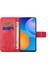 Xiaomi Redmi Note 13 Pro 5g Cep Telefonu Kılıfı Baskılı Düşme Önleyici Deri Cüzdan Kapağı-Kırmızı (Yurt Dışından) 2