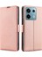 Xiaomi Redmi Için Not 13 Pro 5g Koruyucu Kılıf Tpu Iç Kabuk Pu Deri Telefon Kapağı-Gül Altın (Yurt Dışından) 1