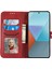 Xiaomi Redmi Note 13 5g Telefon Kılıfı Mutlu Kedi Desenli Cüzdan Kapak Çevirin-Kırmızı (Yurt Dışından) 2