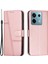 Xiaomi Redmi Note 13 Pro 4g Cüzdan Kılıf Pu Deri Flip Telefon Kapağı-Gül Altın Için (Yurt Dışından) 1