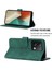 Xiaomi Redmi Note 13 5g (Global) Kılıf Crossbody Askı Cüzdan Pu Deri Telefon Kapağı-Siyahımsı Yeşil (Yurt Dışından) 3