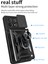 Xiaomi Poco X6 Pro 5g Kılıf Pc+Tpu Düşmeyi Önleyici Telefon Kapağı, Slayt Lensli Pencere-Kırmızı (Yurt Dışından) 2