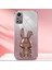 Xiaomi Redmi Note 12S 4g Anti-Şok Telefon Kılıfı Için Glitter Pull-Out Kickstand Pc + Tpu Kapak-Pembe (Yurt Dışından) 2