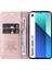 Xiaomi Redmi Note 13 4g Kılıf Cüzdan Telefon Kapağı Manyetik Kapanış-Gül Altın Için (Yurt Dışından) 2