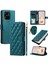 Xiaomi Redmi 10C 4g/redmi 10 (Hindistan) 4g Telefon Kılıfı Eşkenar Dörtgen Izgara Deri Stand Kapağı-Yeşil (Yurt Dışından) 1