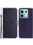 Xiaomi Redmi Note 13 Pro 5g Kılıf Baskılı Darbeye Dayanıklı Deri Cüzdan Telefon Kapağı-Koyu Mor (Yurt Dışından) 1