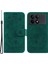 Xiaomi Redmi K70E 5g Deri Kılıf Çiçek Desenli Cüzdan Tarzı Telefon Koruyucu-Yeşil (Yurt Dışından) 1