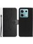 Xiaomi Redmi Note 13 5g Baskılı Cüzdan Kılıf Deri Telefon Kapağı-Siyah (Yurt Dışından) 1