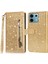 Xiaomi Redmi Için Not 13 5g Kılıf Standı Glitter Telefon Deri Kapak Fermuar Cep-Altın (Yurt Dışından) 1