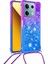 Xiaomi Redmi Note 13 5g Kılıf Için Bling Akan Sıvı Tpu Telefon Kapağı Kordon-Mor + Mavi (Yurt Dışından) 2