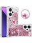 Xiaomi Redmi Için Not 13 Pro + 5g Tpu Telefon Kılıfı Yüzen Payetler Yüzük Kickstand Kapak-Gül Altın/kalpler (Yurt Dışından) 1