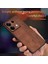 Xiaomi Redmi Note 13 Pro 5g Telefon Kılıfı Için Pu Deri Kaplamalı Tpu Düşme Önleyici Kapak-Kahverengi (Yurt Dışından) 2