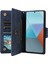 Xiaomi Redmi Note 13 Pro 5g Fermuarlı Kılıf Pu Deri Standlı Flip Telefon Kapağı-Mavi Için (Yurt Dışından) 3