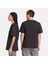 Short Sleeve Woven Badge Tee Siyah Erkek T-Shirt 2