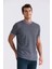 Lacivert Slim Fit Bisiklet Yaka T-Shirt 2