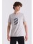 Gri Slim Fit Bisiklet Yaka T-Shirt 1