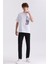 Beyaz Over Size Yazı Baskılı Bisiklet Yaka T-Shirt 2