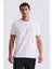 Ekru Slim Fit Bisiklet Yaka T-Shirt 1