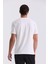 Ekru Slim Fit Bisiklet Yaka T-Shirt 4