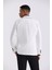 Beyaz Slim Fit Sivri Yaka Yelekli Smokin Takım Elbise 4