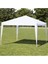 15 - 25 kg Polyester Gazebo 3x3 300 x 300 Yarı Dikdörtgen 4 Kişilik ve Üstü Beyaz 3