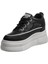 M.P.Metroglam High-Top 8.0 Kadın Bağcıklı Siyah Sneaker 4