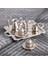 10 Adet 1/12 Dollhouse Minyatür Gümüş Metal Çay Kahve Tepsisi Sofra Seti Cologo (Yurt Dışından) 4