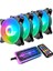 Coolmoon 4 Adet 12CM Rgb Işıklı Kasa Fanı ( 12V 6 Pin Bağlantı ) Rgb Fan Seti + Kontrolcü + Kumanda 2