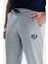 CONNOR Gri Erkek Lastikli Paça Nakış Detaylı Standard Fit Model Eşofman Altı 2